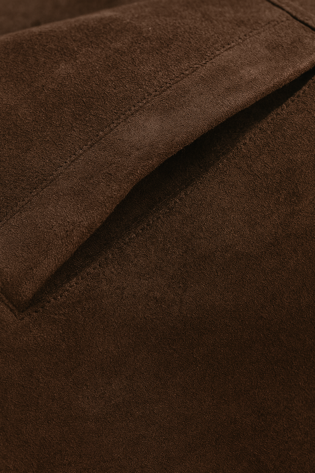 Jacket : Women's Crew Neck Jacket - Coffee in van Vanda Liamo