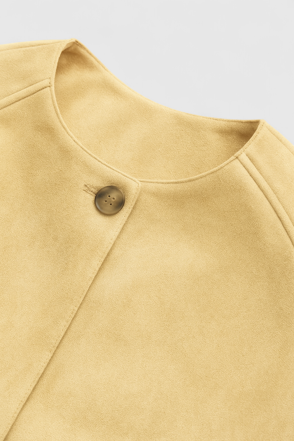 Jacket : Women's Khaki Crew Neck Jacket in van Vanda Liamo