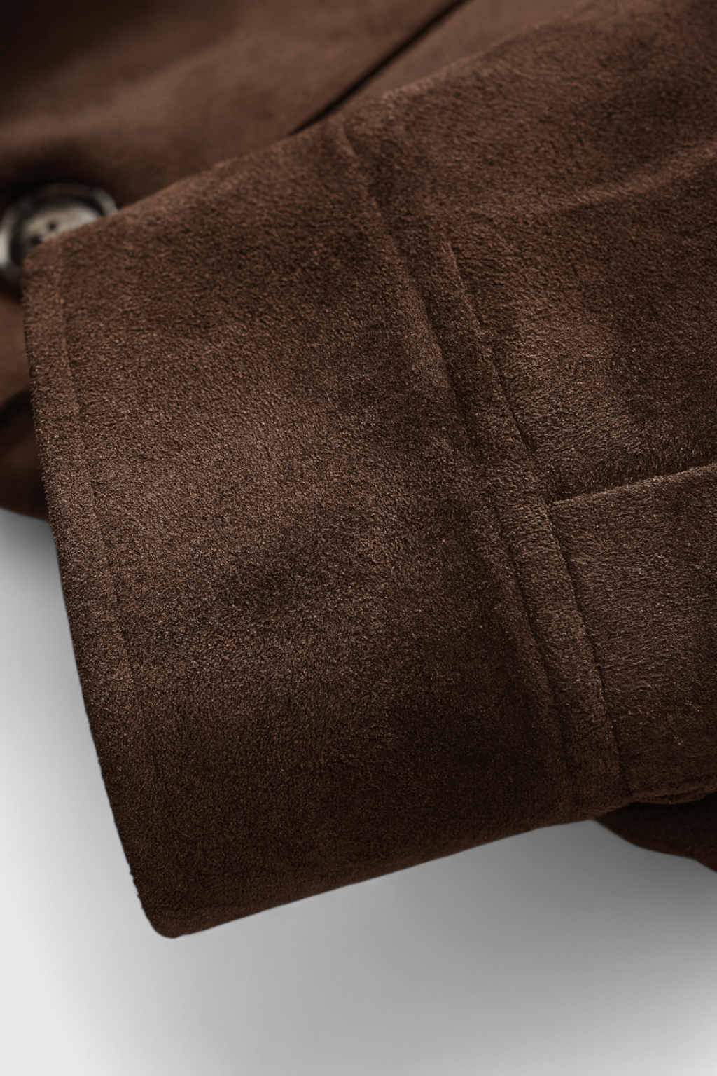 Jacket : Women's Crew Neck Jacket - Coffee in van Vanda Liamo