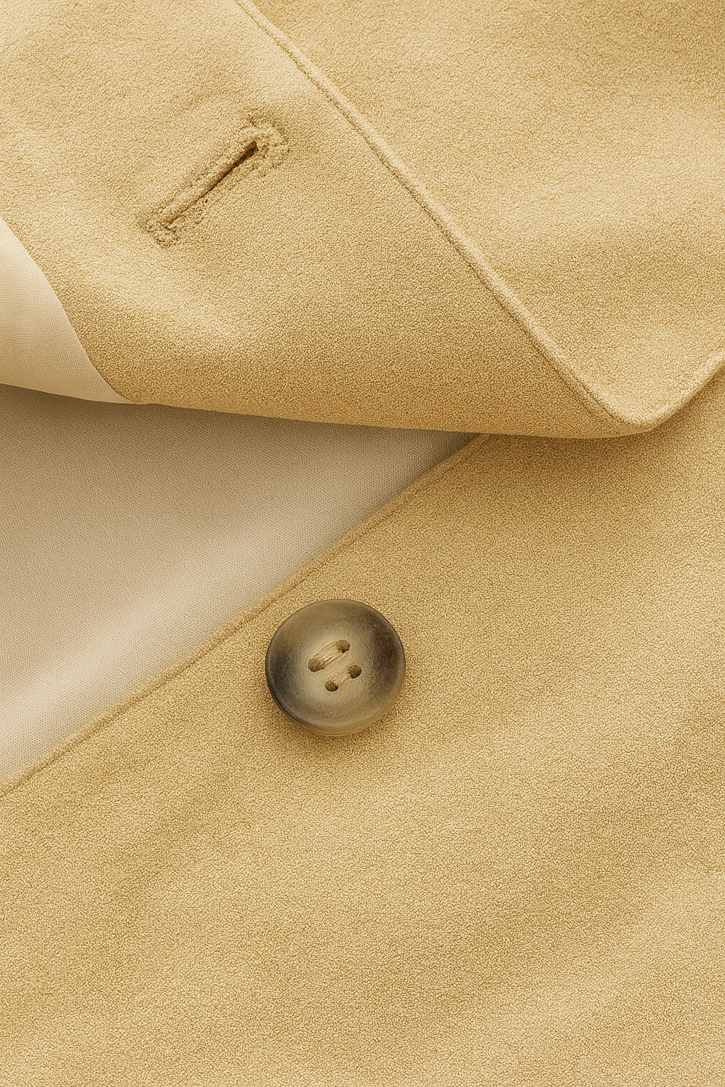 Jacket : Women's Khaki Crew Neck Jacket in van Vanda Liamo