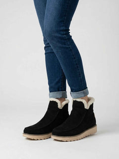 Classic Black Weather-Proof Ankle Boots