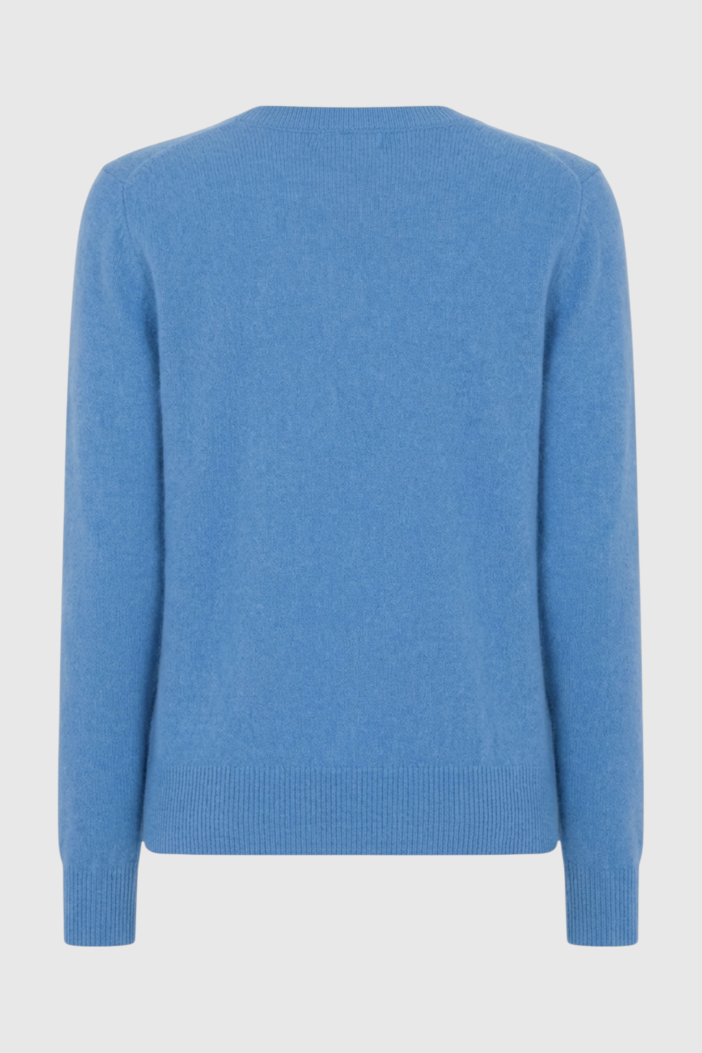 Sweater : Women's Blue V-Neck Sweater in van Vanda Liamo