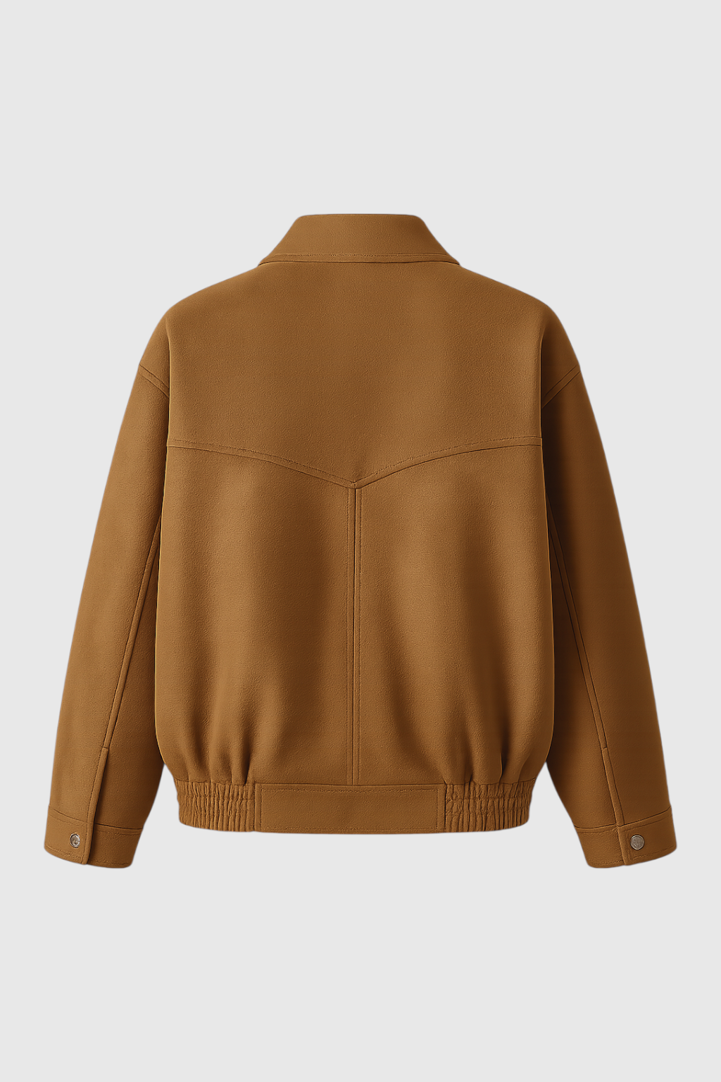 Jacket : Women's Brown Suede Bomber Jacket in van Vanda Liamo