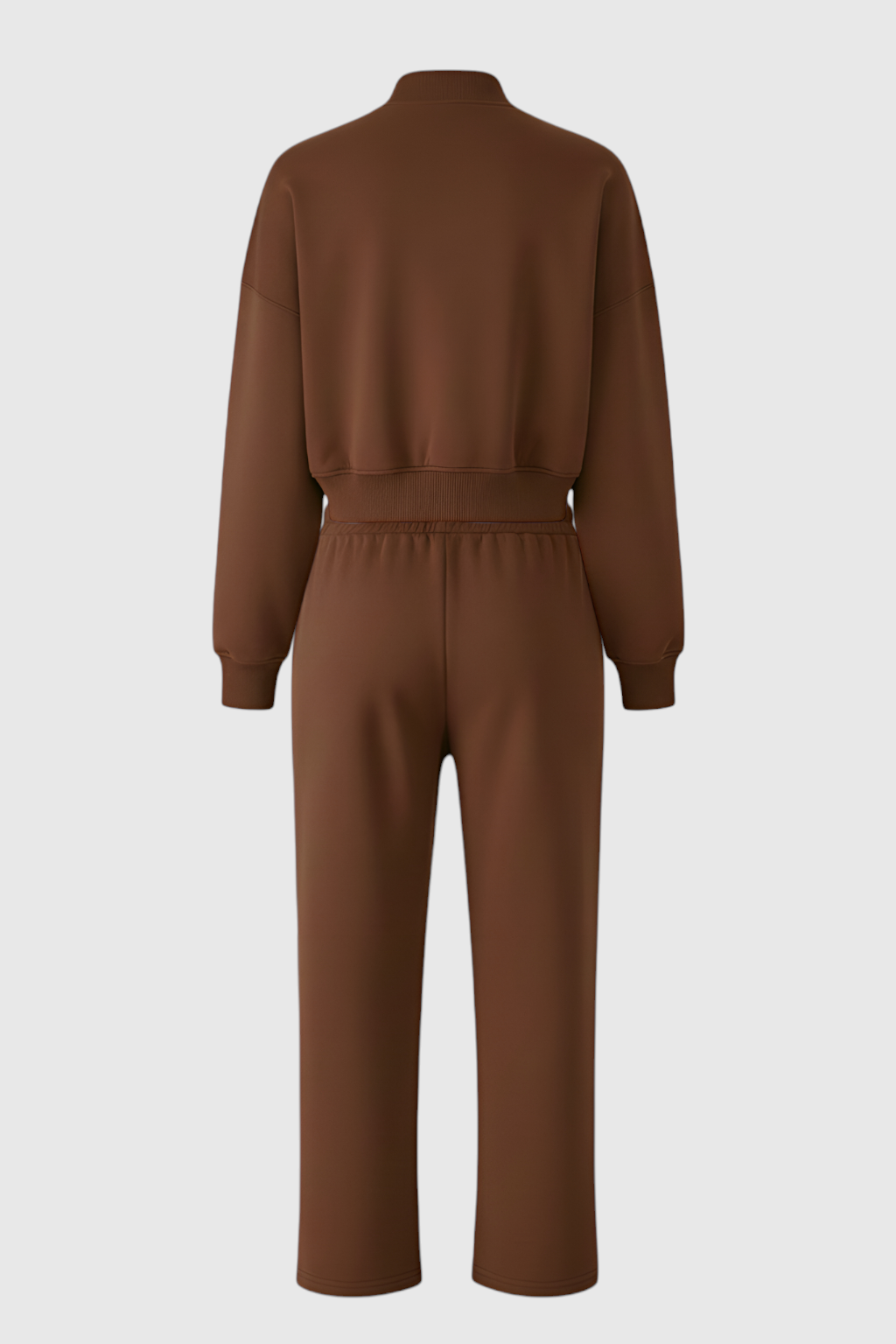 Women's Set : Women's Casual Brown Sweatshirt Pants Set in van Vanda Liamo