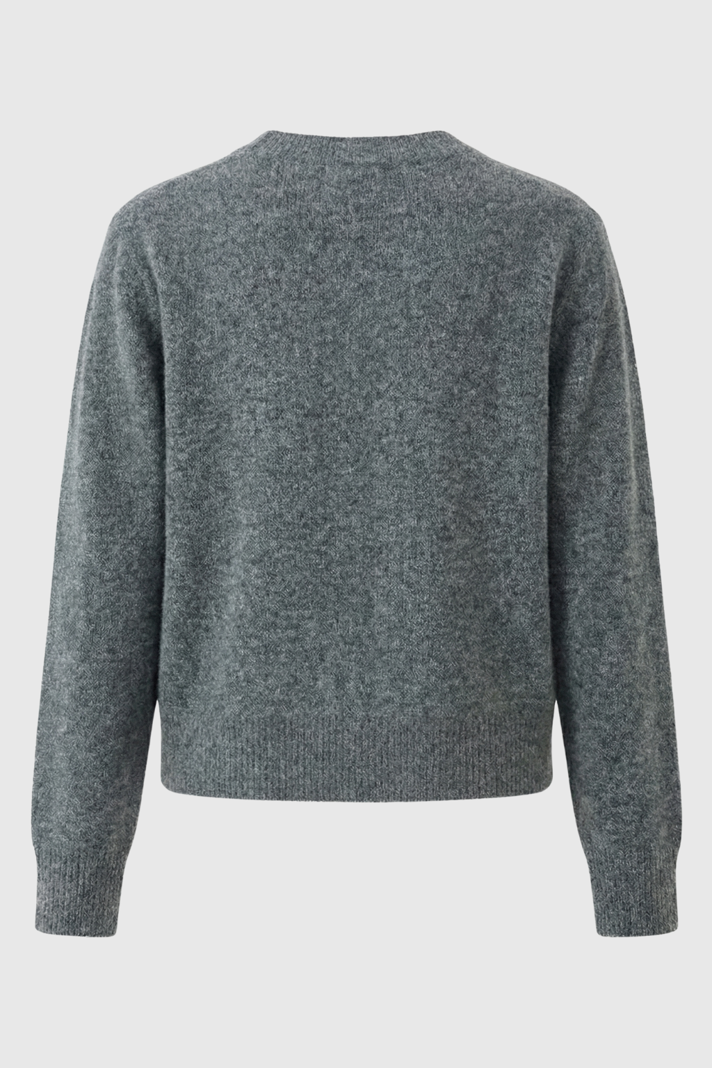 Cardigan : Women's Casual Gray Knit Cardigan in van Vanda Liamo