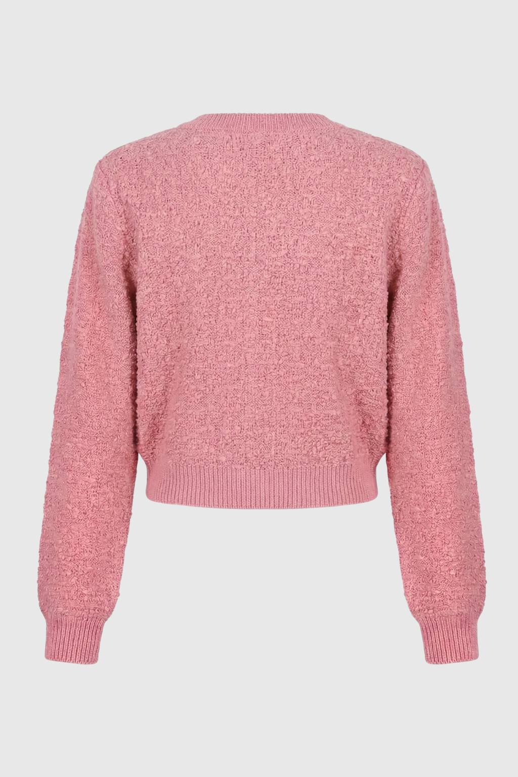 Cardigan : Women's Casual Pink Knit Cardigan in van Vanda Liamo