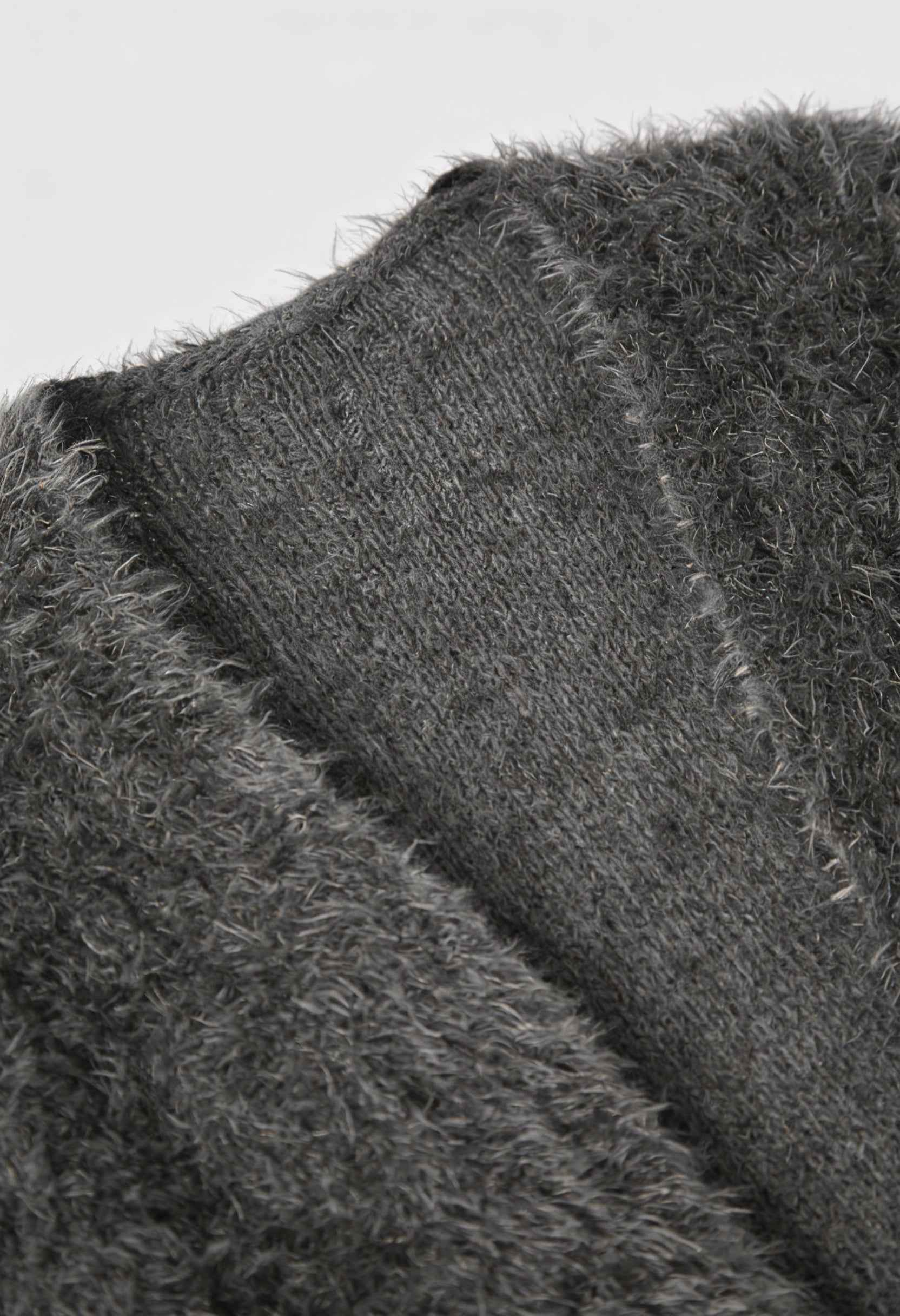 Cardigan : Women's Dark Gray Cardigan in van Vanda Liamo