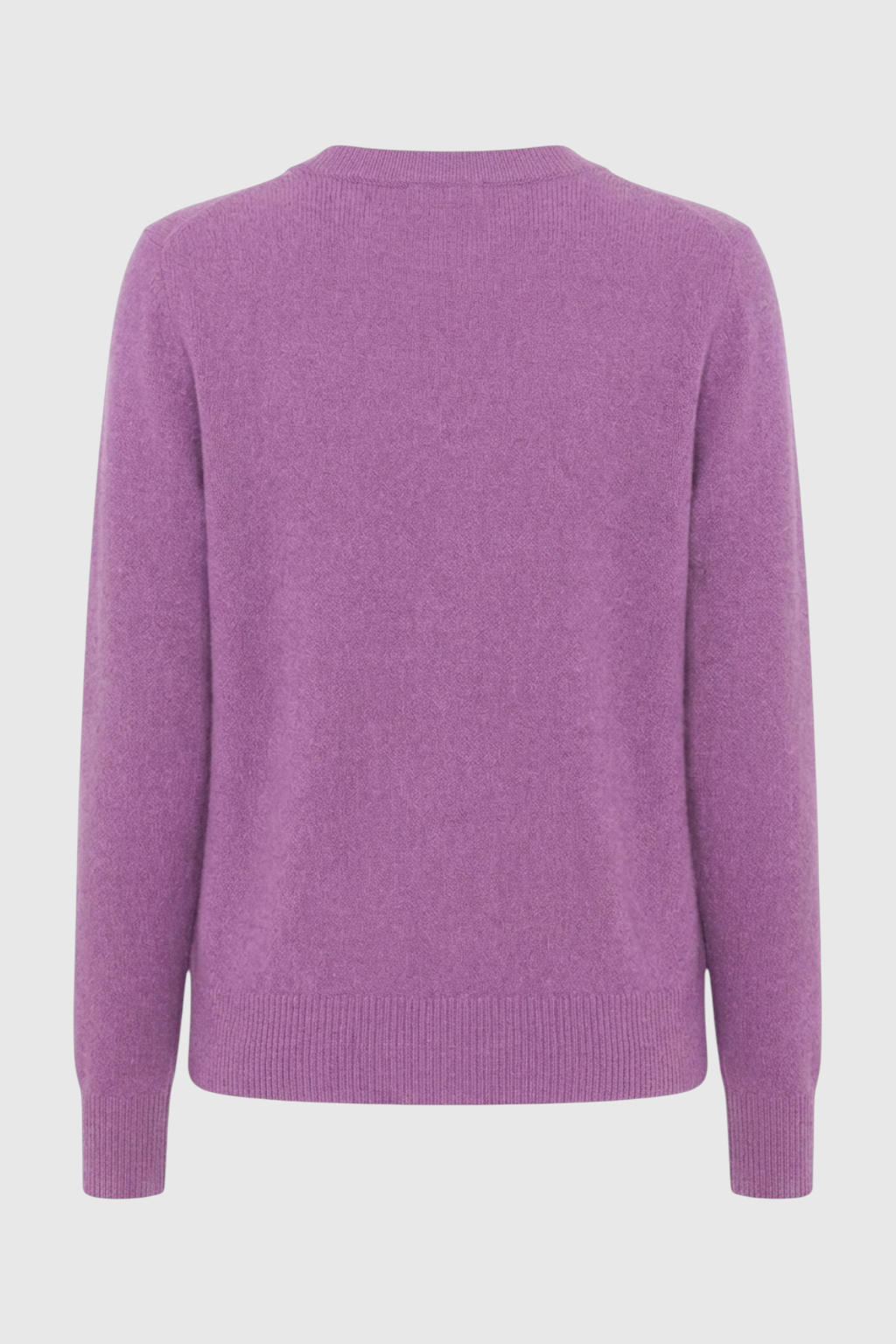 Sweater : Women's Dark Purple V-Neck Sweater in van Vanda Liamo