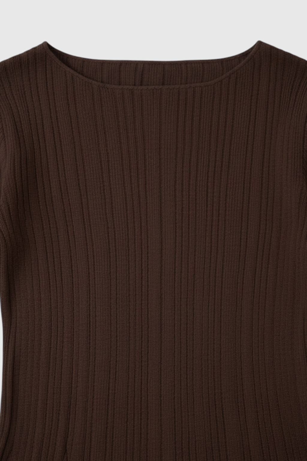 Women's Set : Women's Dark Brown Knit Skirt Suit in van Vanda Liamo