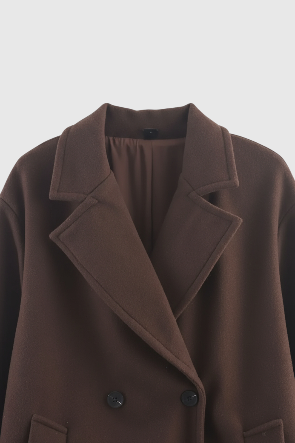 Coat : Women's Long Brown Hooded Puffer Winter Coat - Warm & Stylish Outerwear in van Vanda Liamo
