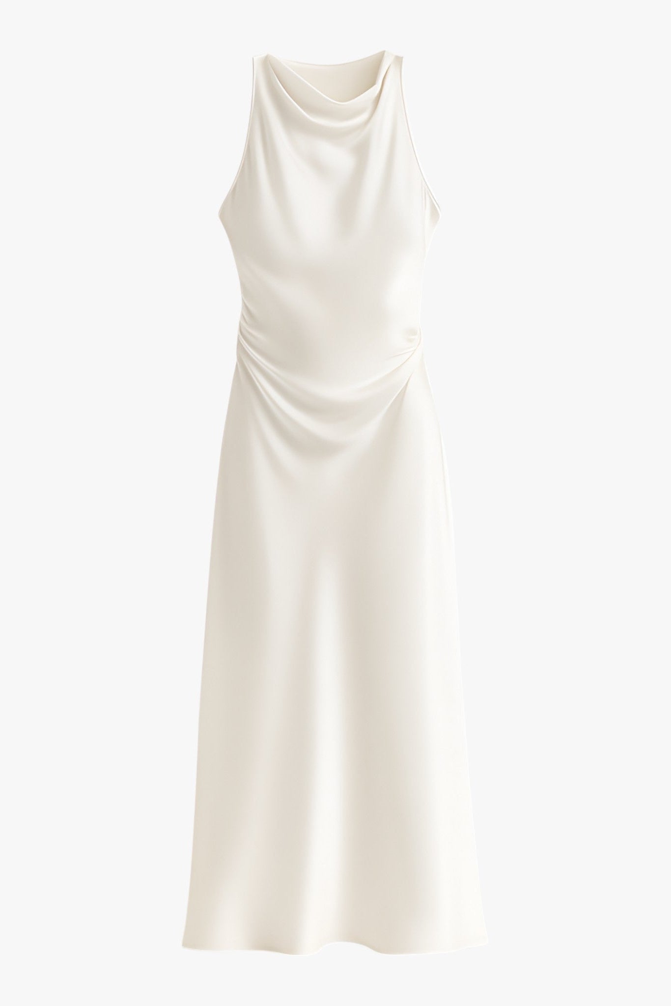 Dresses : Women's Beige Summer Dress in Beige van Vanda Liamo