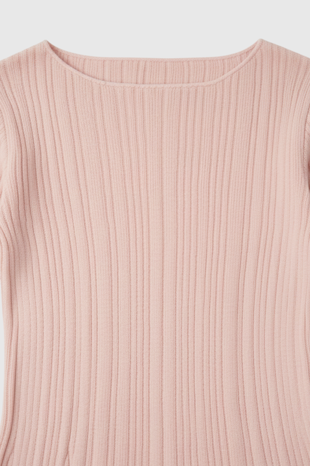 Women's Set : Women's Pink Knit Skirt Suit Set - Two-Piece Ribbed Sweater & Midi Skirt in van Vanda Liamo