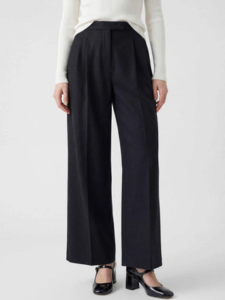 Women's High-Waisted Black Ankle Pants - Stretch Fabric, Sizes XS-XL