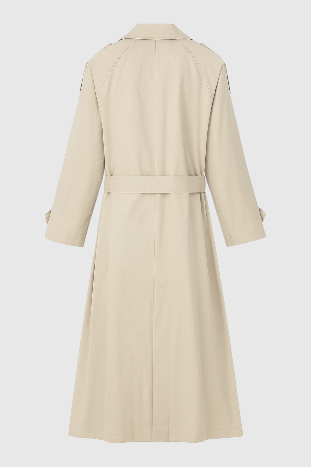 Coat : Women's Khaki Long Sleeves Coat in van Vanda Liamo