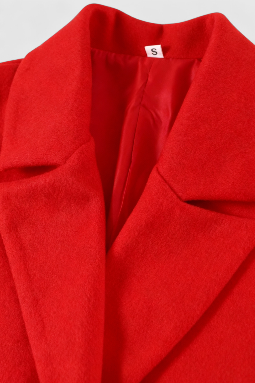 Coat : Women's Long Red Puffer Winter Coat - Warm & Stylish Outerwear in van Vanda Liamo