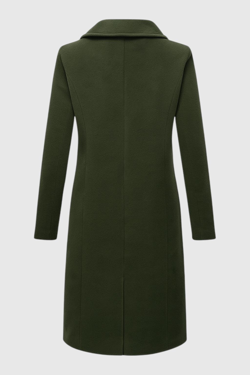 Coat : Women's Army Green Trench Coat in van Vanda Liamo