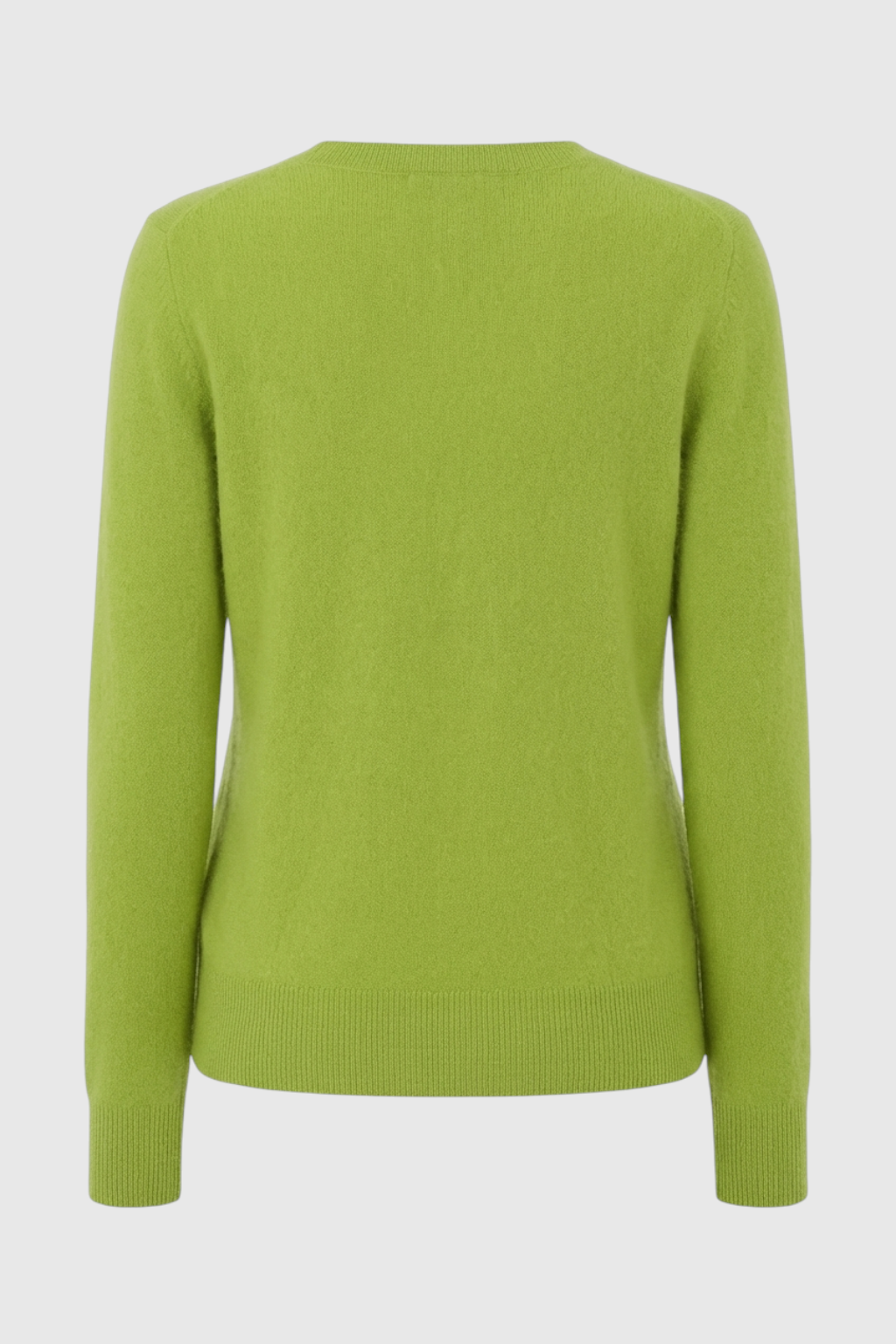 Sweater : Women's Light Green V-Neck Sweater in van Vanda Liamo