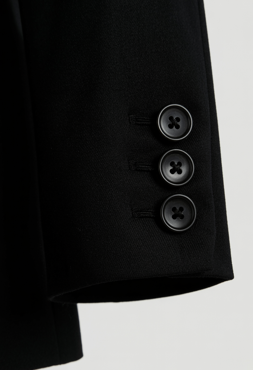 Coat : Women's Slim Fit Black Blazer Jacket - Professional & Stylish in van Vanda Liamo