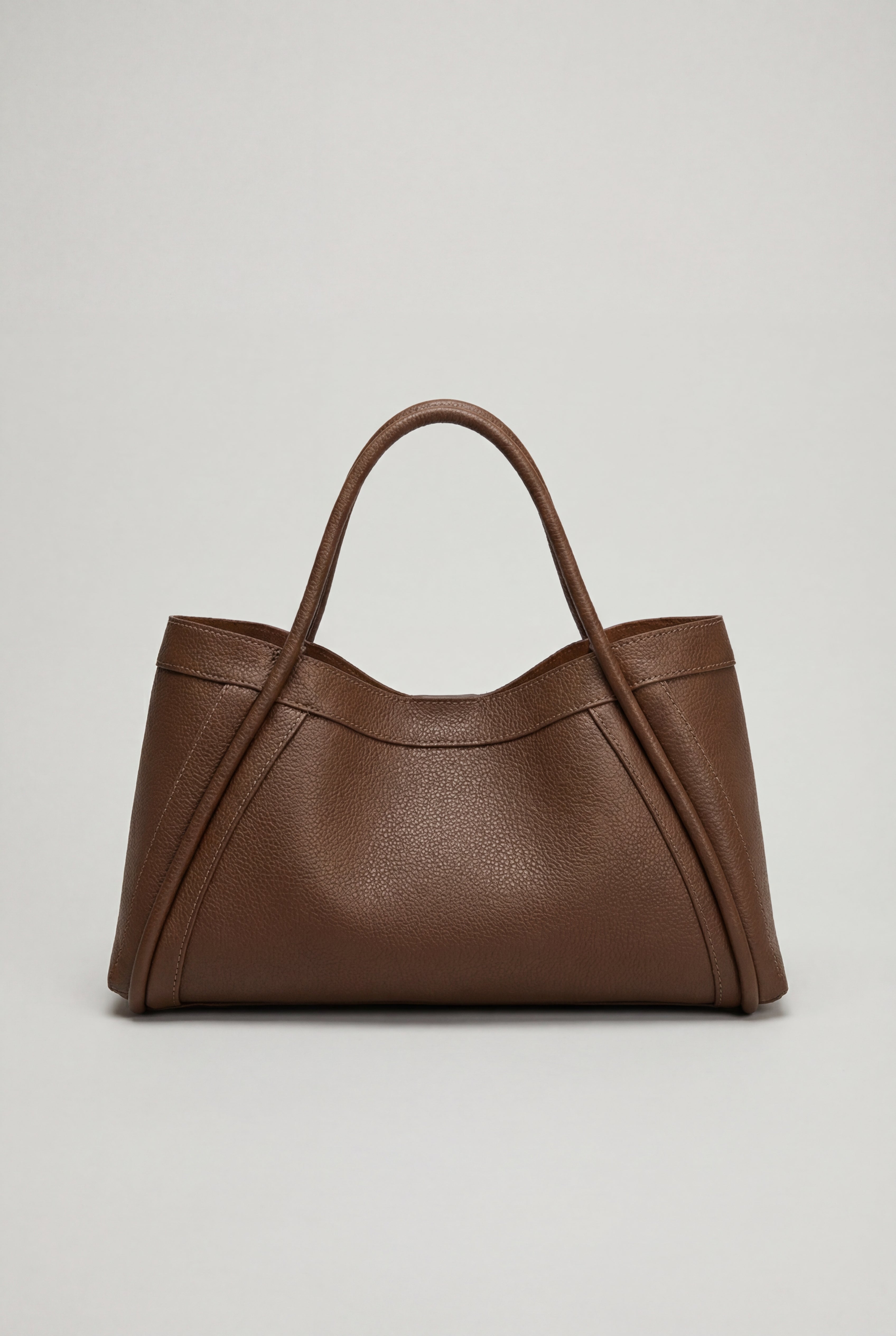 Handbags : Women's Large Faux Leather Tote Bag - Everyday Shoulder Handbag for Work & Travel in Brown Regular van Vanda Liamo