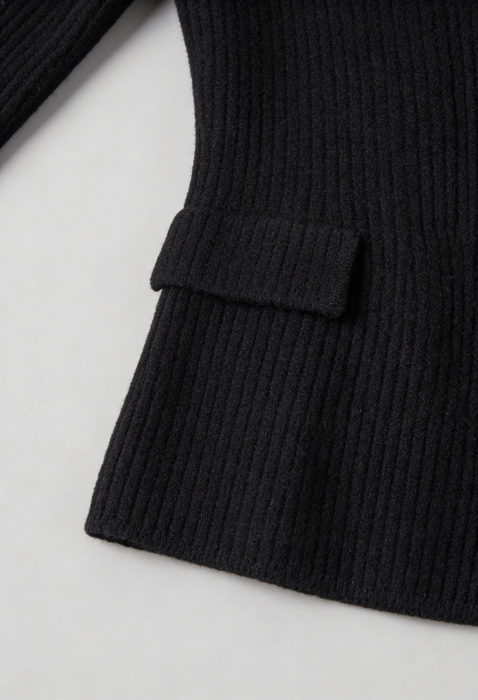 Cardigan : Women's Black Knit Cardigan Sweater - Warm & Cozy Open Front Cardigan in van Vanda Liamo