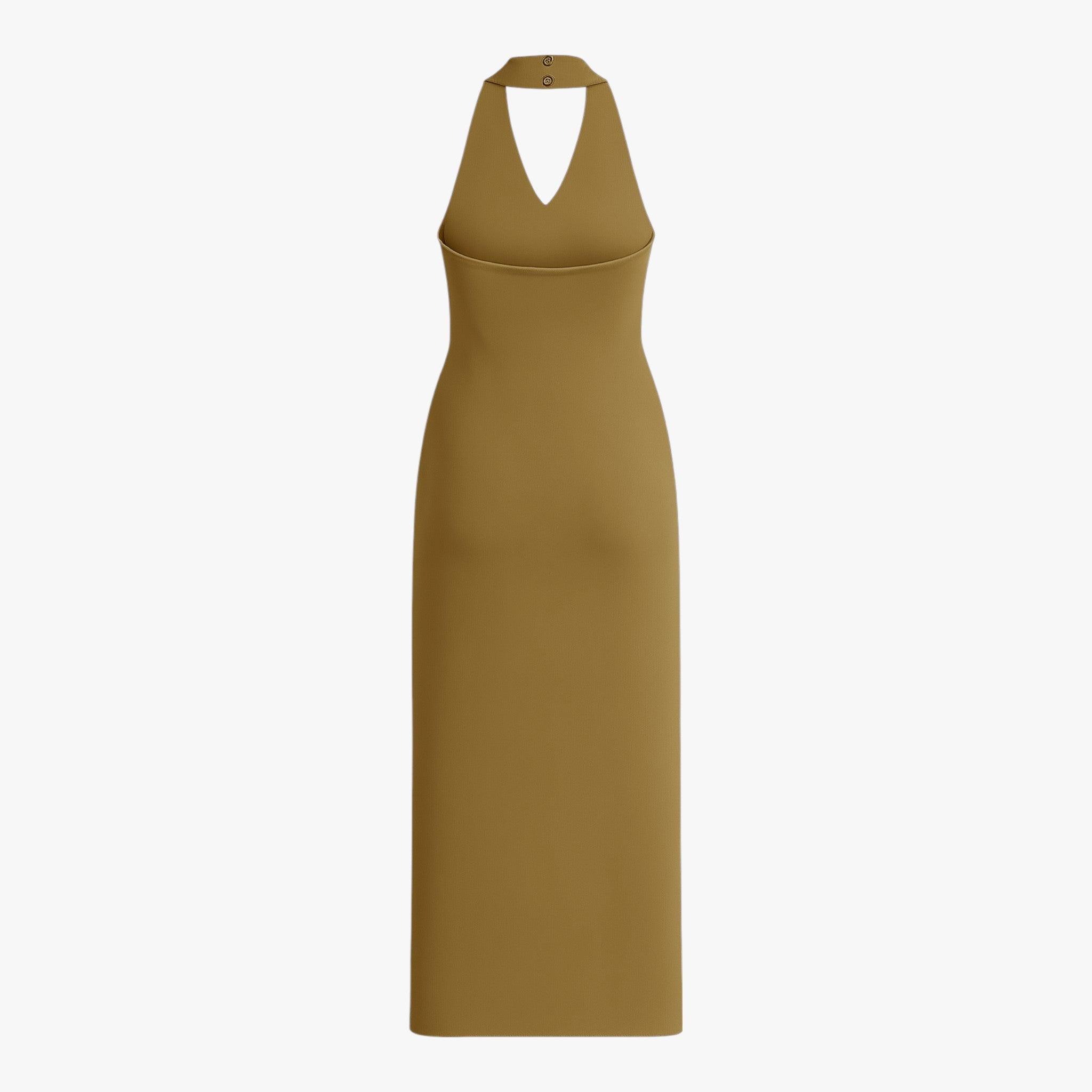 Dresses : Women's Olive Green Summer Dress in van Vanda Liamo