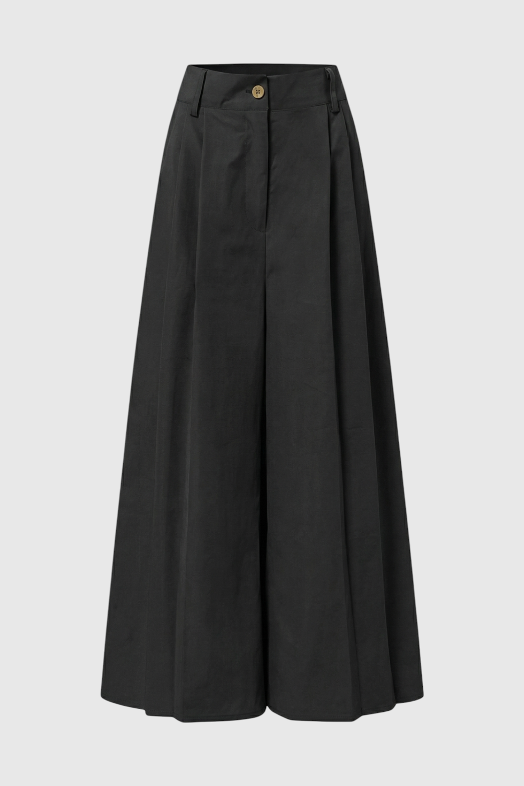 Pants : Women's Black High-Waisted Wide Leg Palazzo Pants - Flowy & Comfortable in Black van Vanda Liamo