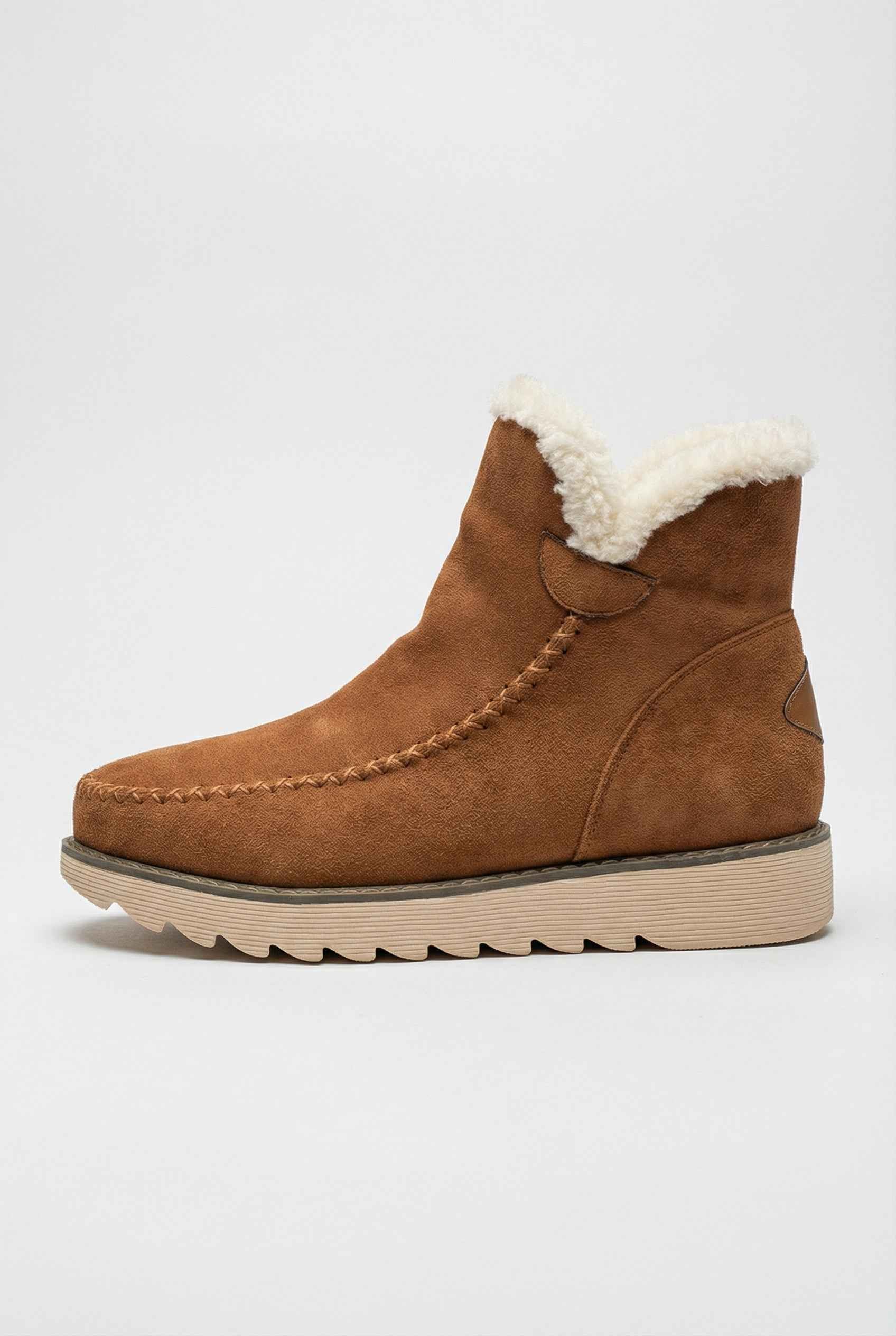 Women's Boots : Deep Brown Ankle Boots - Lined in van Vanda Liamo