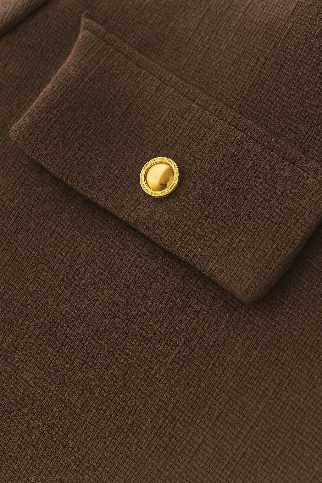 Jacket : Women's Dark Brown Winter Short Jacket in van Vanda Liamo