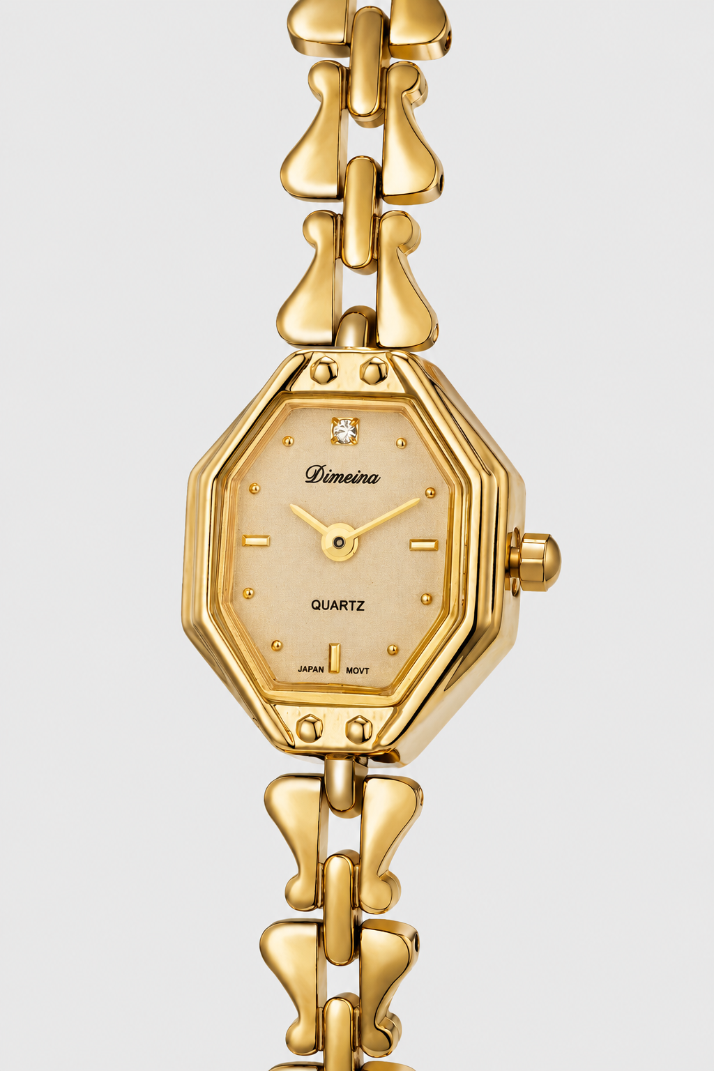 Elegant Geometric Watch – Luxury Vintage Design