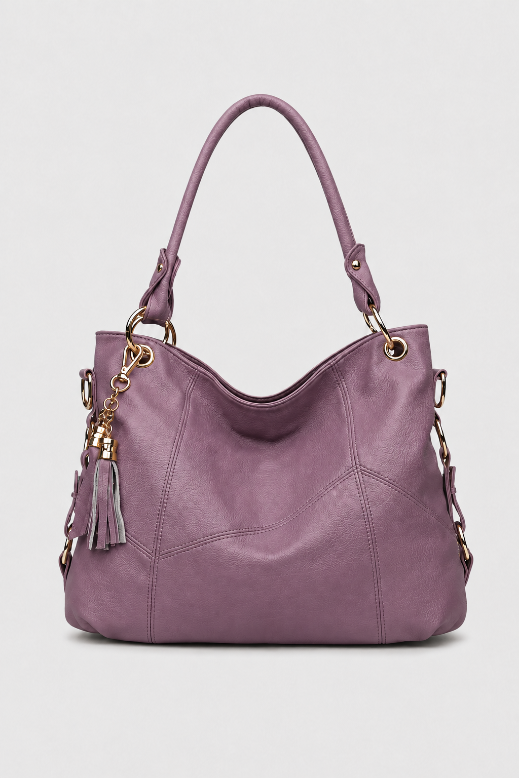 Handtas : Elegant women's handbag - Spacious, stylish & durable in Lavender van Vandaliamo