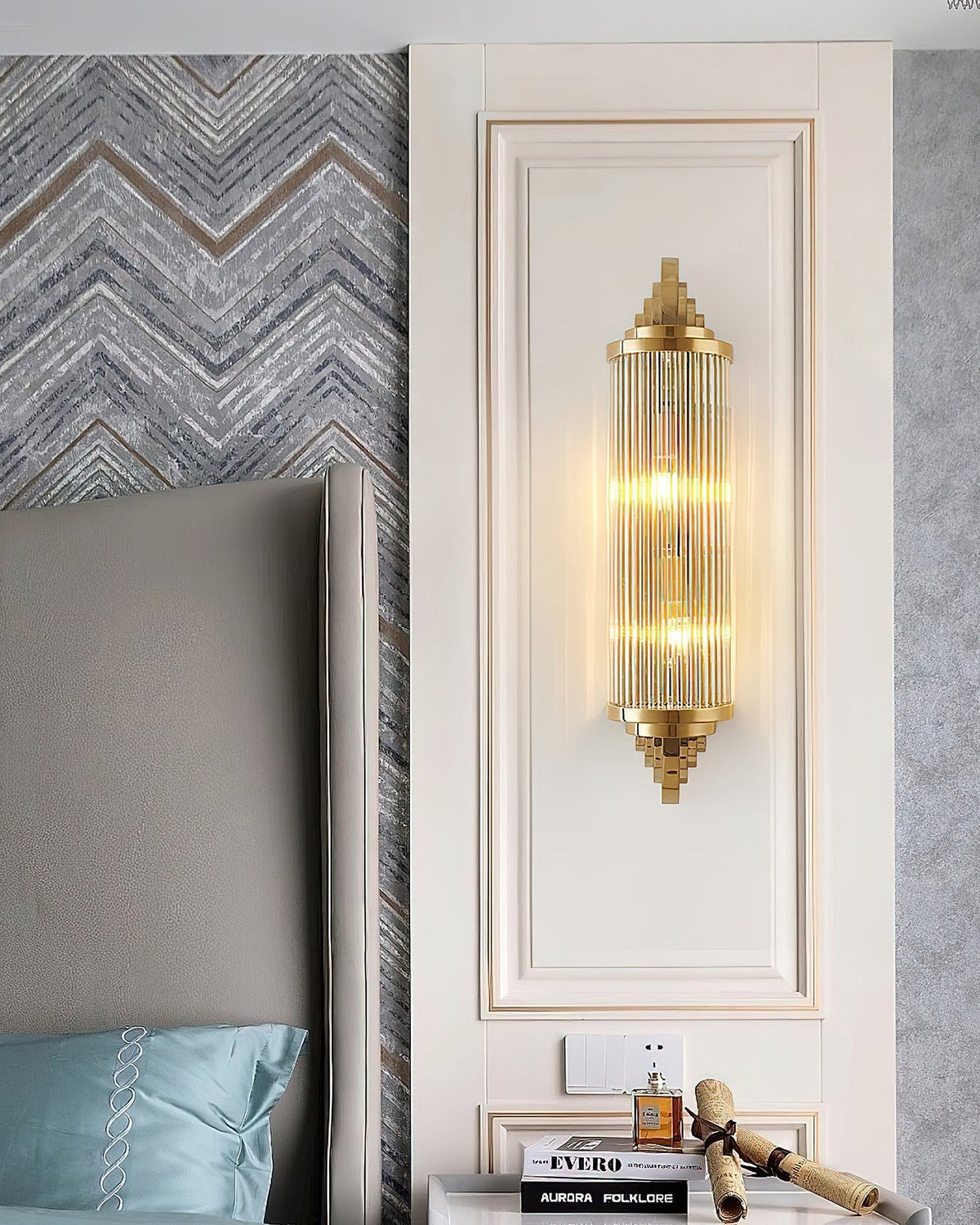 Gatsby Wall Lamp - Art Deco Elegance in Gold
