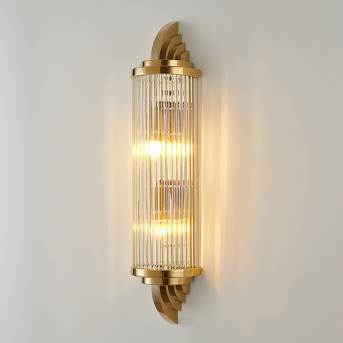 Gatsby Wall Lamp - Art Deco Elegance in Gold