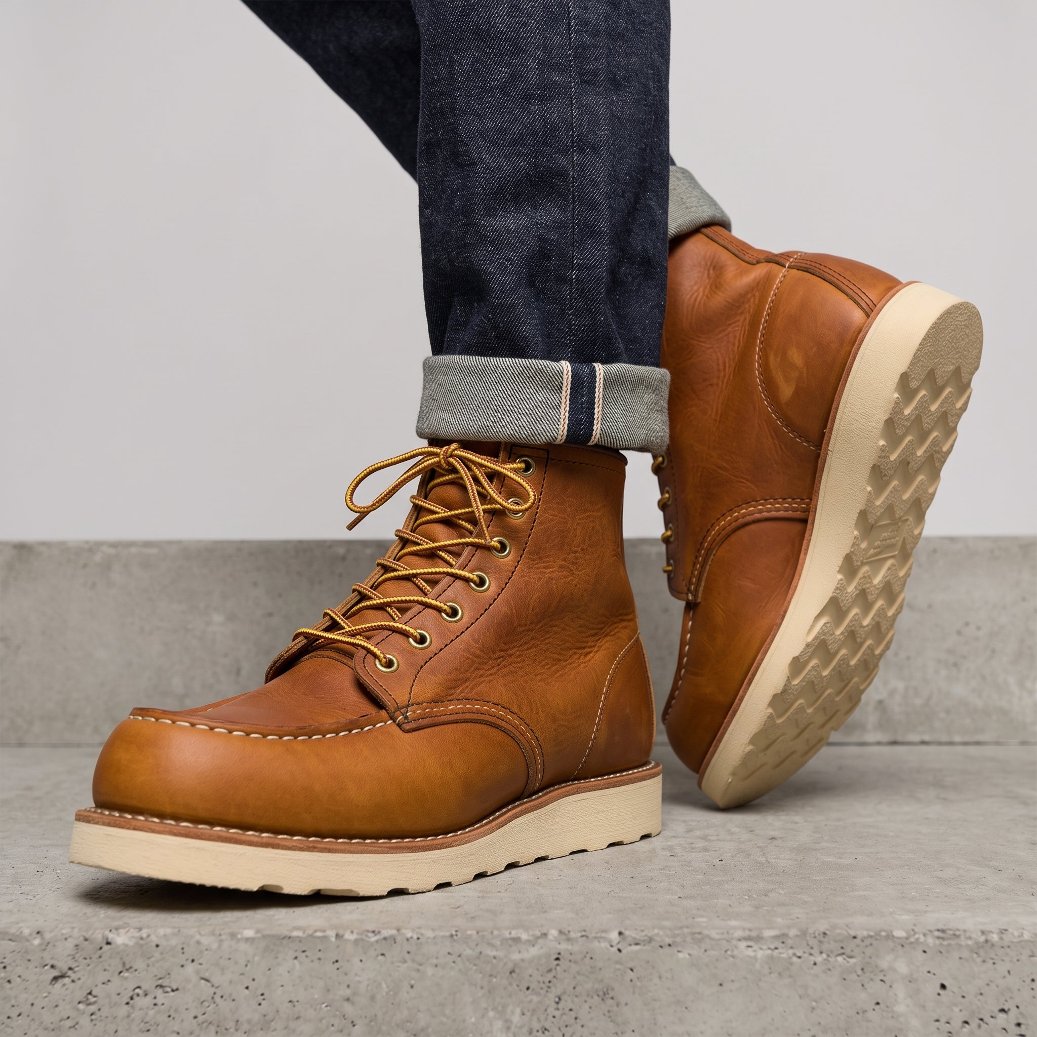Men's Classic Lace-Up Boots - Durable, All-Day Comfort