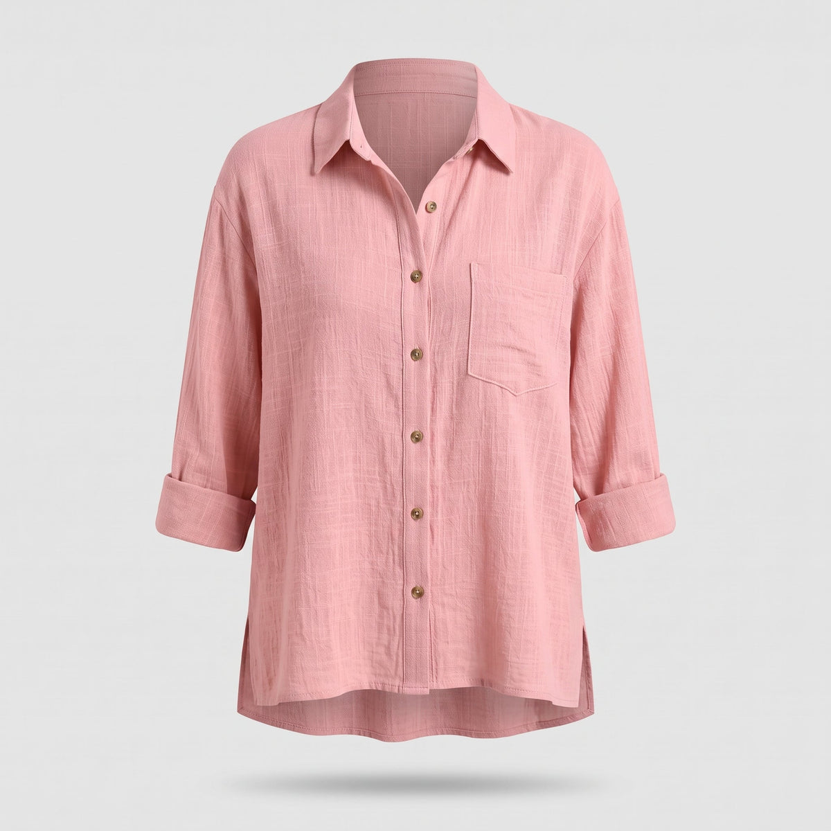 Fashion : Women's Relaxed Fit Shirt - Loose Casual Blouse in van Vanda Liamo