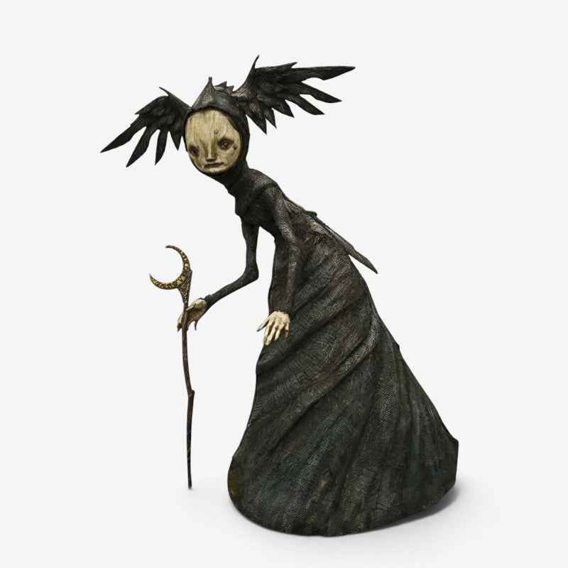 Gifts – Seasonal – Halloween : Gothic Witch Figurine with Staff in B van Vandaliamo