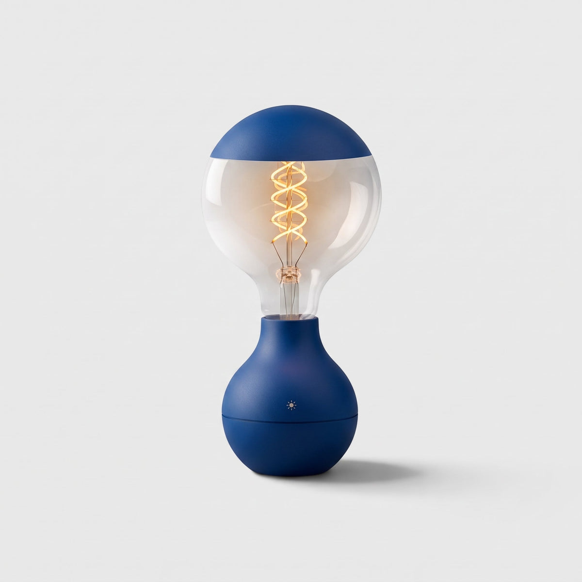 Cordless Filament Bulb Table Lamp – Rechargeable Touch-Dim Ambient Light