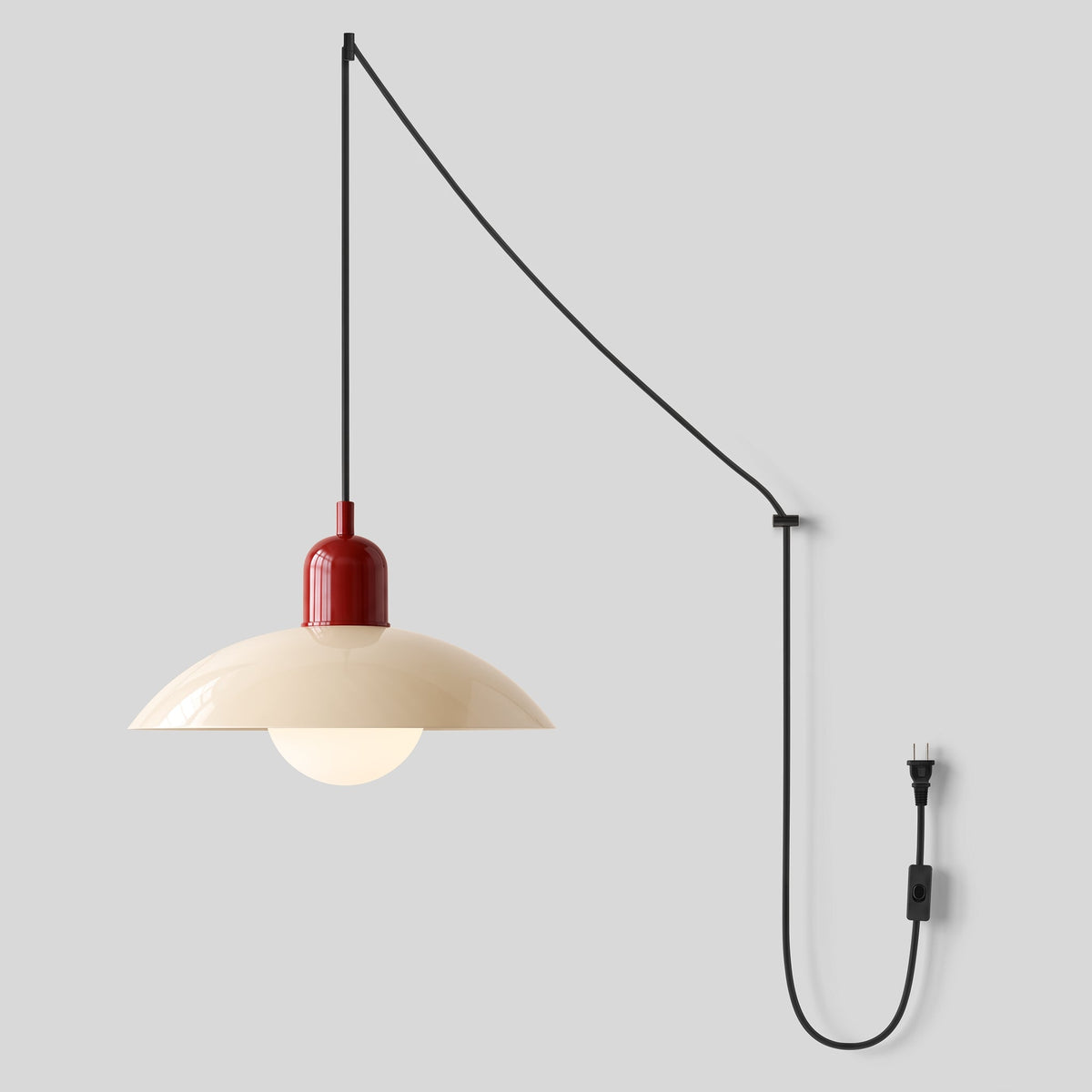 Home Decor : Mid Century Bauhaus Plug-In Pendant Light in van Vandaliamo