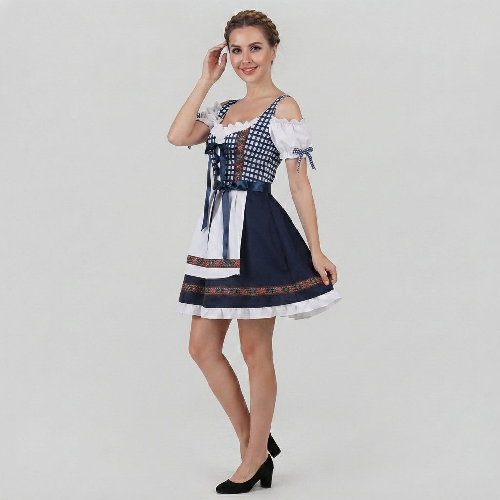 Women's Dirndl Dress, Lace & Tradition for Oktoberfest