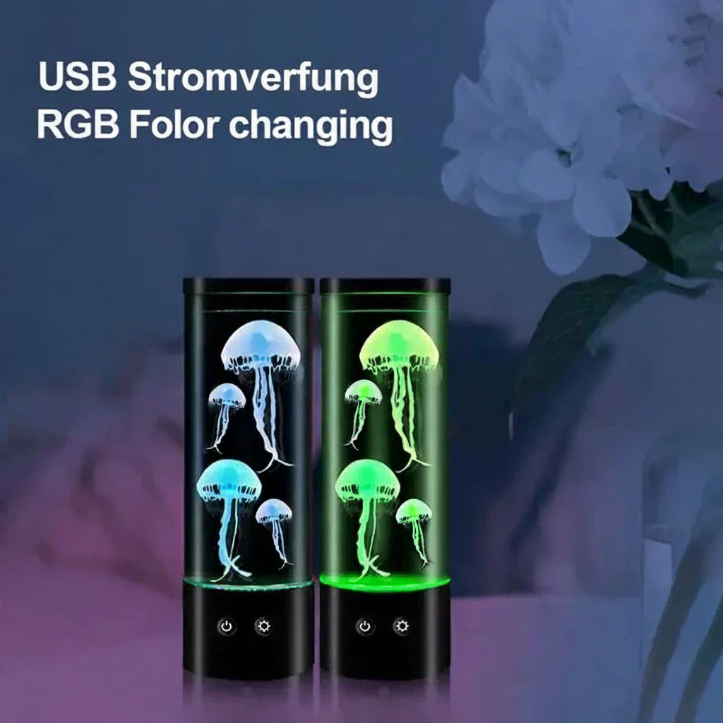 Home Decor : Jellyfish Aquarium LED Mood Lamp - Color Changing in van Vandaliamo