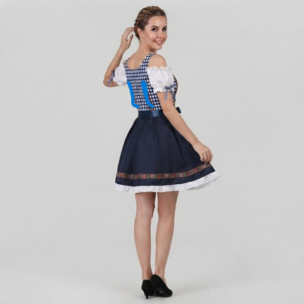 Women's Dirndl Dress, Lace & Tradition for Oktoberfest