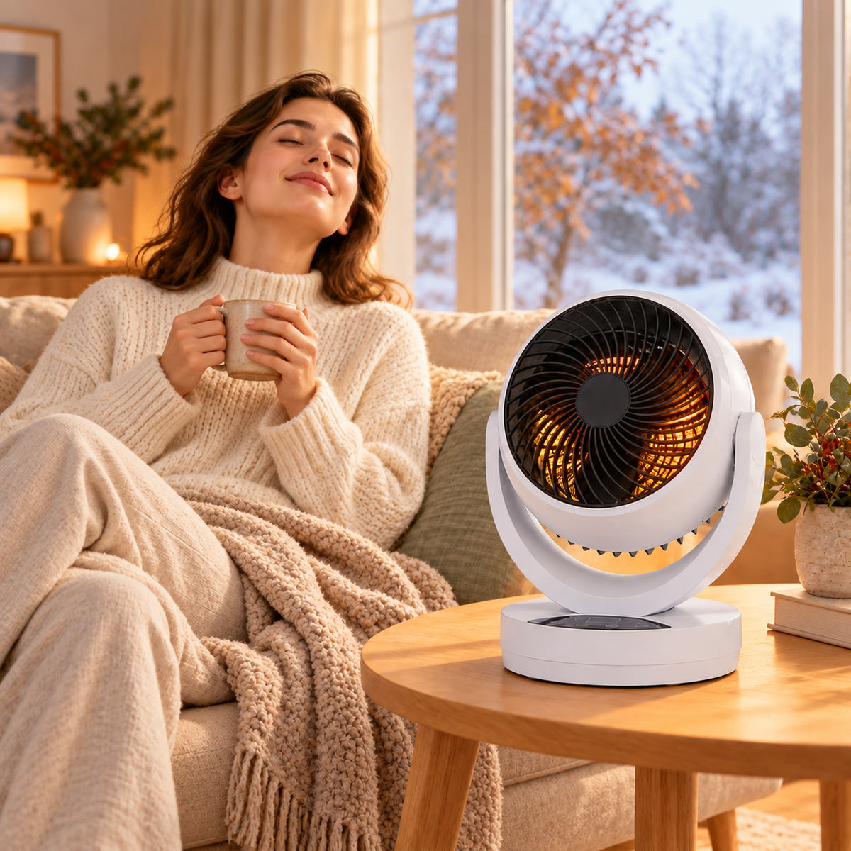 DualFlow 2-in-1 Space Heater and Fan 2000W
