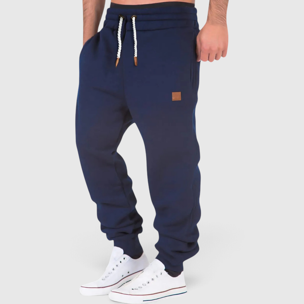 Fashion : Men's Casual Navy Joggers - Everyday Sweatpants in van Vanda Liamo
