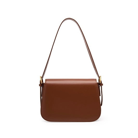 Elegant Shoulder Bag with Gold Closure - Luxury Design for Every Day