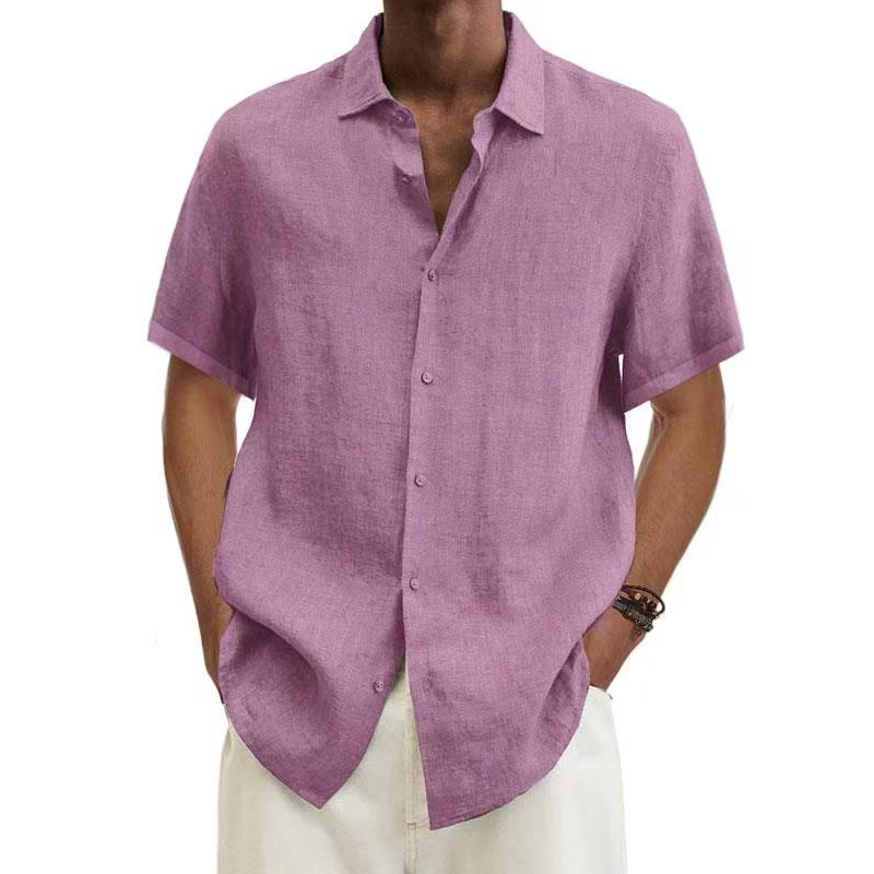 Men's Casual Short-Sleeve Shirt - Everyday Button-Up