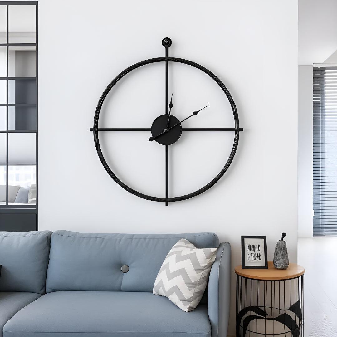 Home Decor : Large Silent Wall Clock - Modern Minimalist Design in van Vandaliamo