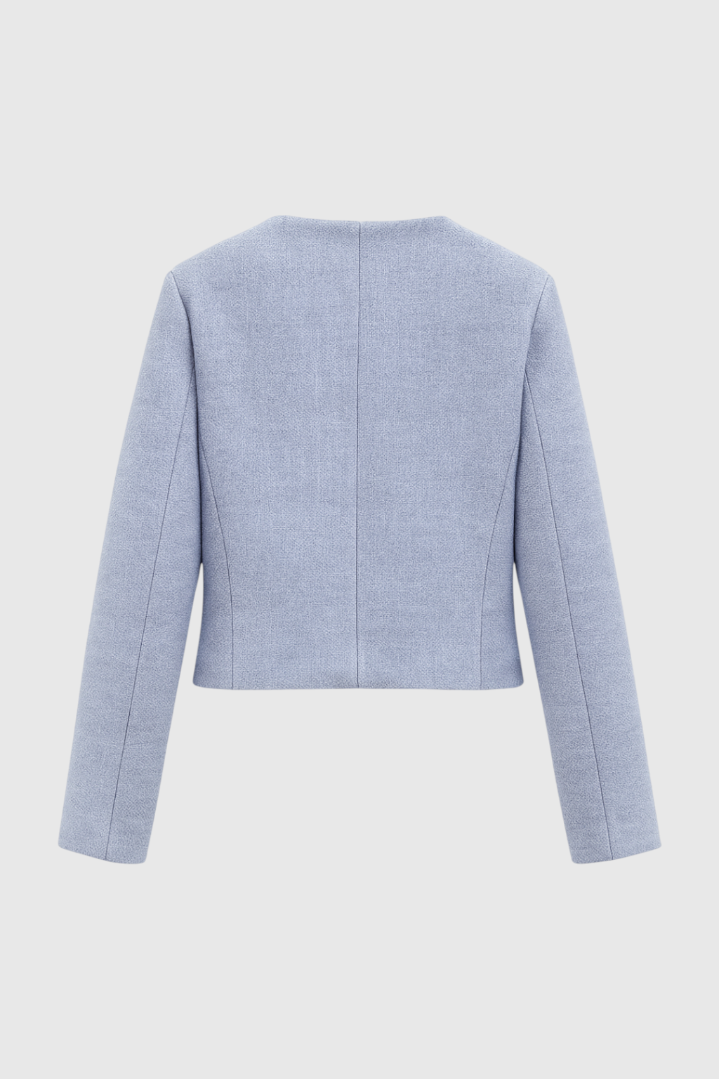 Jacket : Women's Light Blue Puffer Jacket - Warm Winter Short Coat in van Vanda Liamo