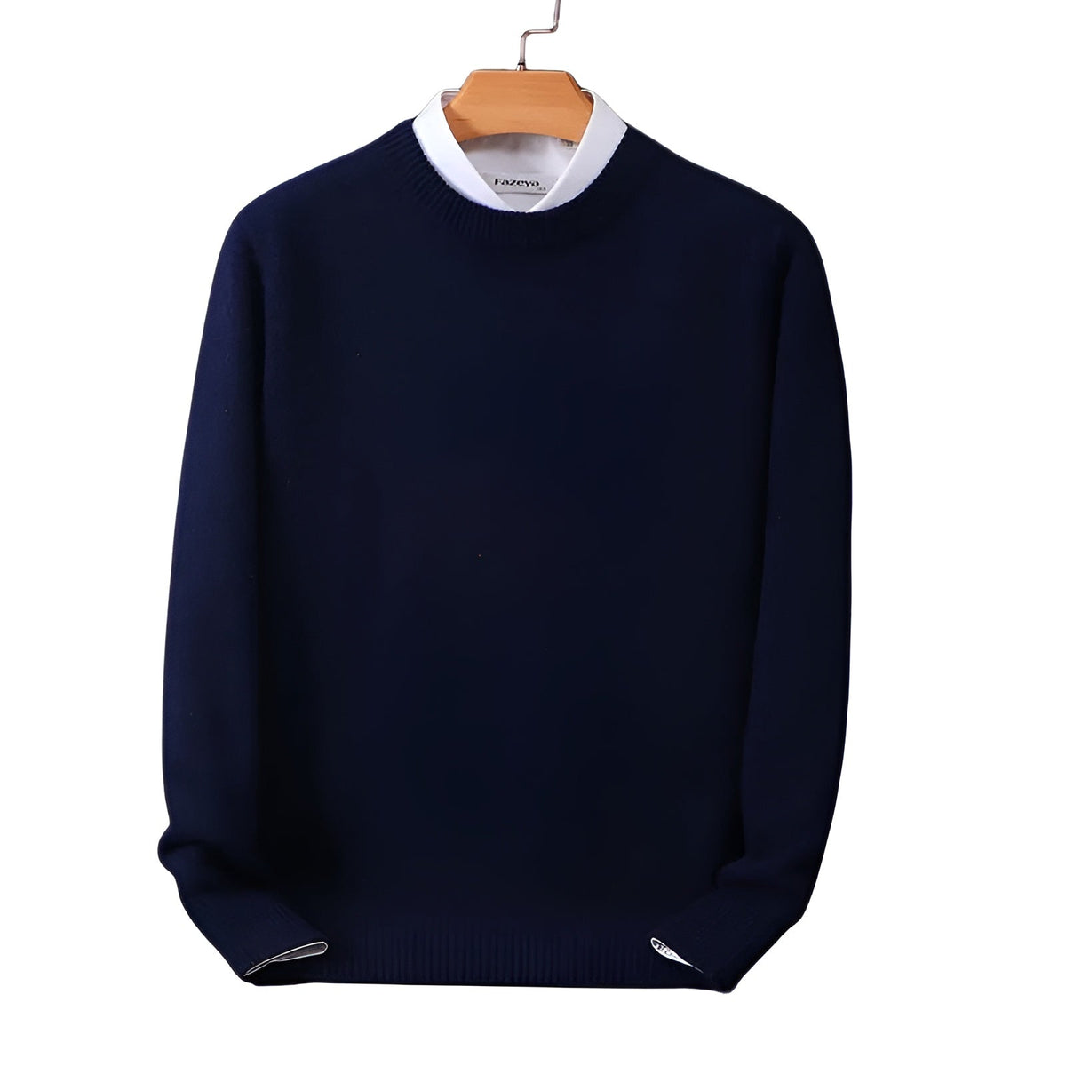 Men's Cashmere Knit Sweater - Soft Wool Pullover