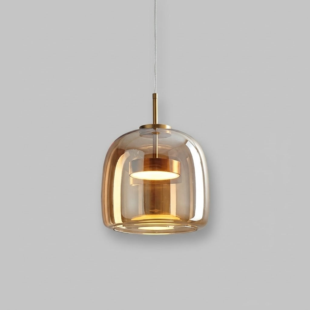 Home Decor : Luxury Glass & Metal Pendant Lamp - Elegant Hanging Light in van Vandaliamo