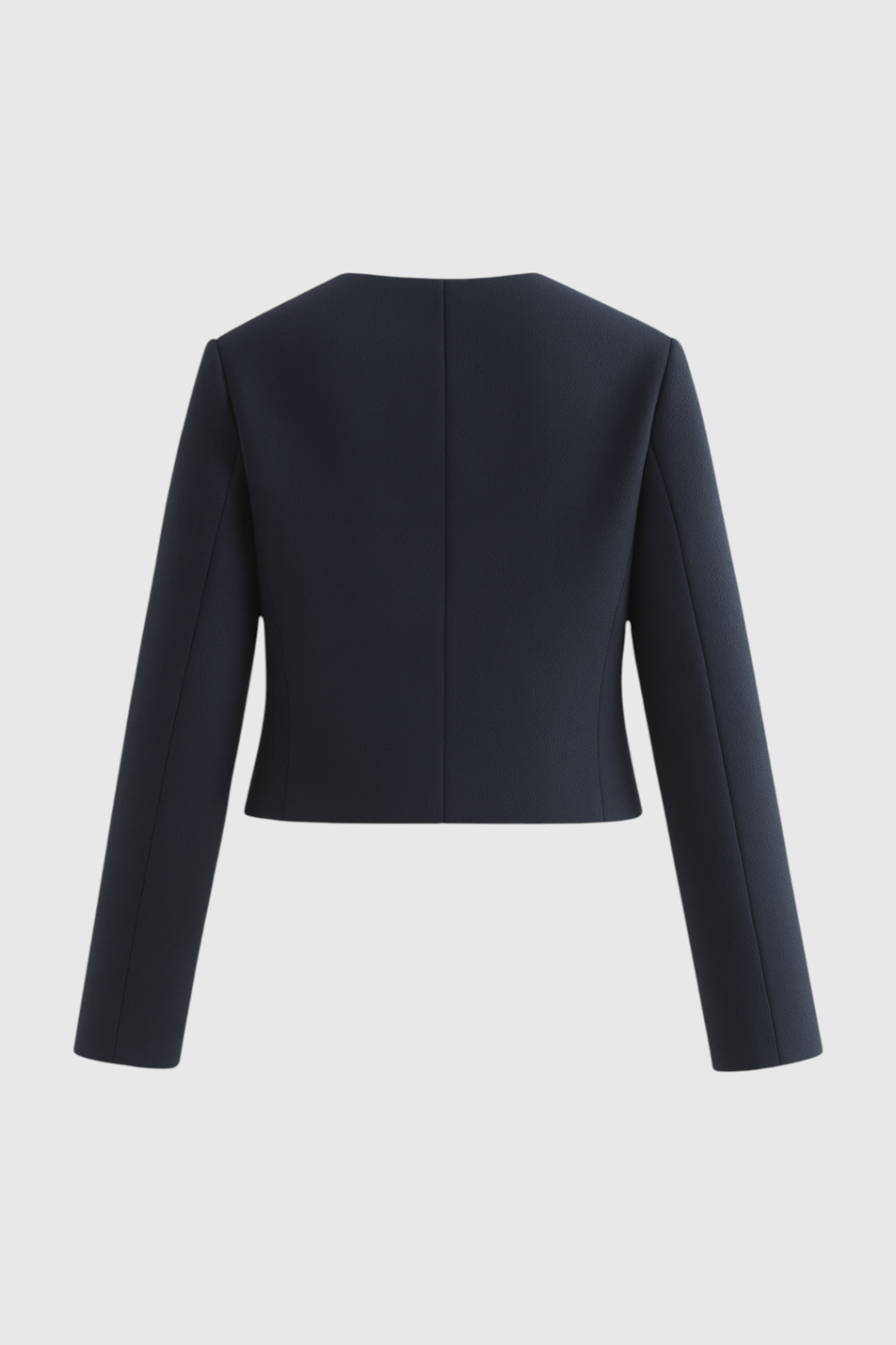 Jacket : Women's Navy Puffer Winter Short Jacket - Warm & Stylish in van Vanda Liamo