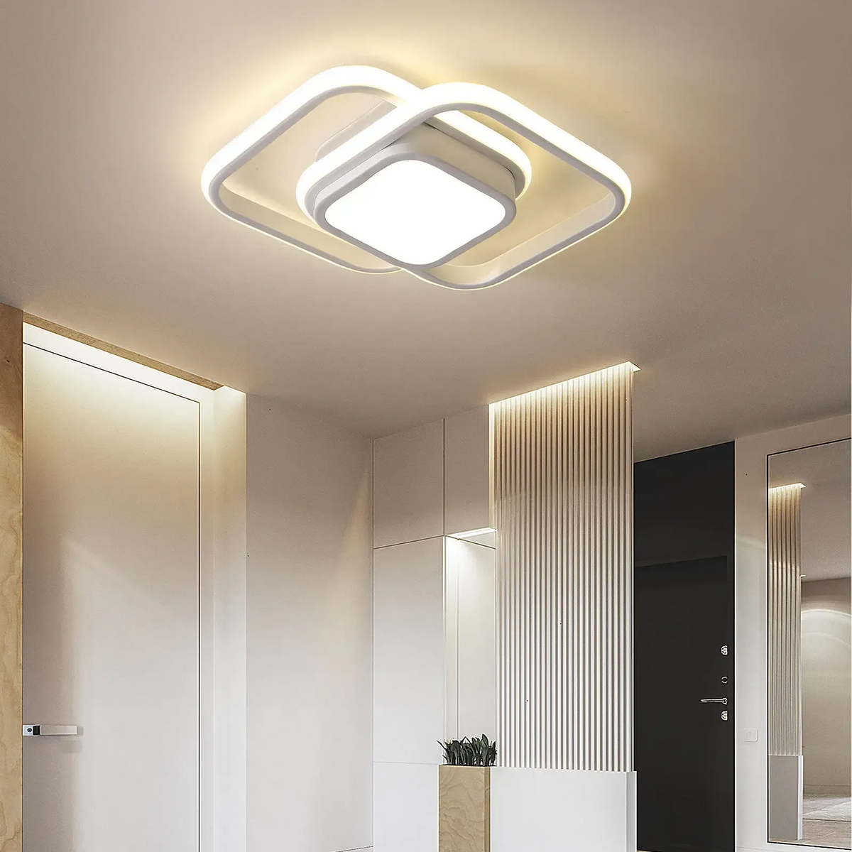 Ring Ceiling Light - Modern Warm Ambient Lighting